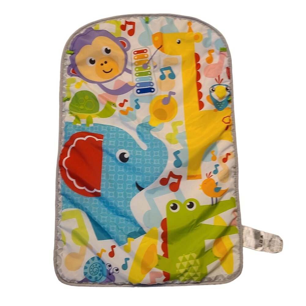 Fisher-Price Baby Changing Pad Play Mat With Colorful Jungle Animal Print